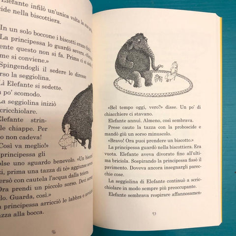 An elephant at tea time